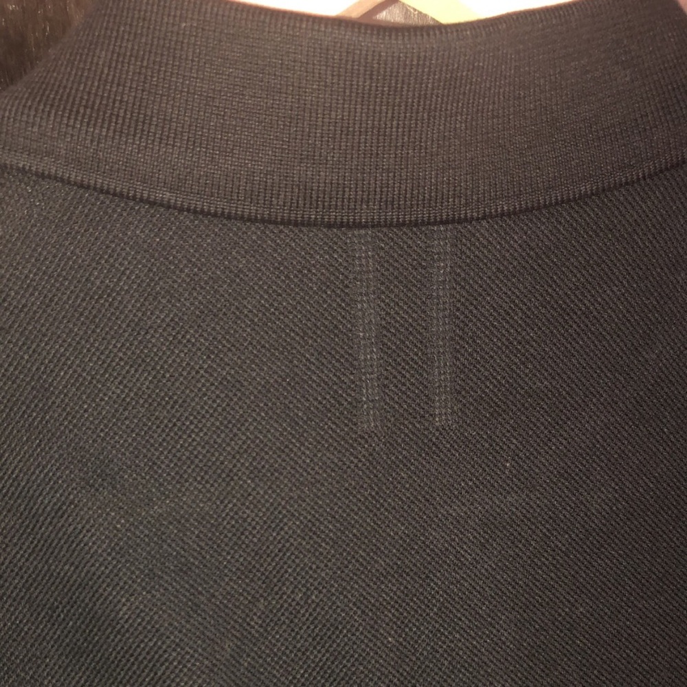Saint Laurent Pique YSL Logo Polo, Black Med-Large - Picture 8 of 8